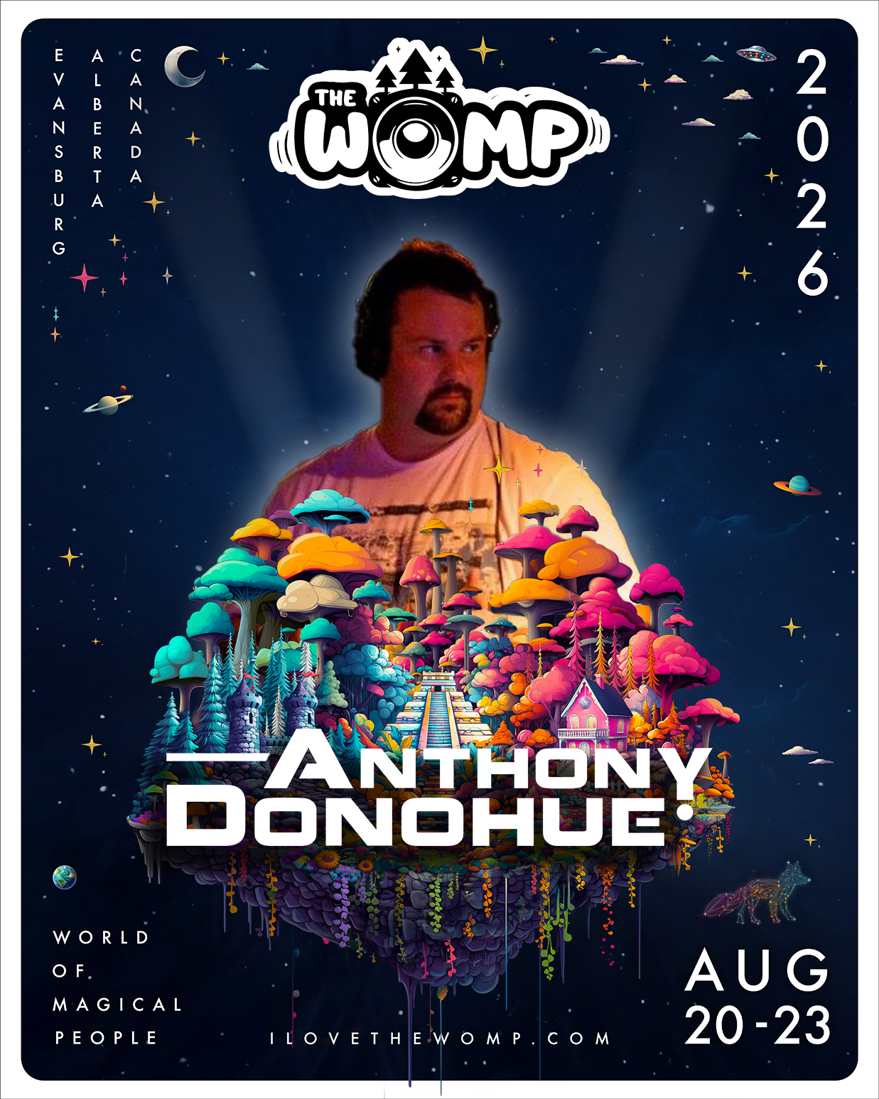 ANTHONY DONOHUE artist image from The Womp Music Festival official schedule