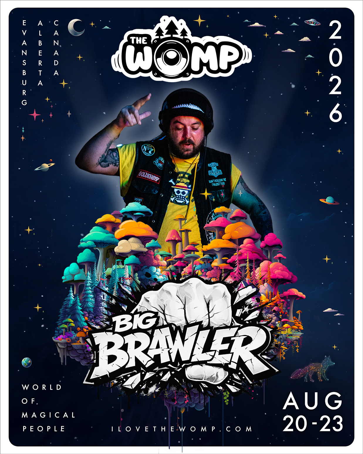 BIG BRAWLER artist image from The Womp Music Festival official schedule