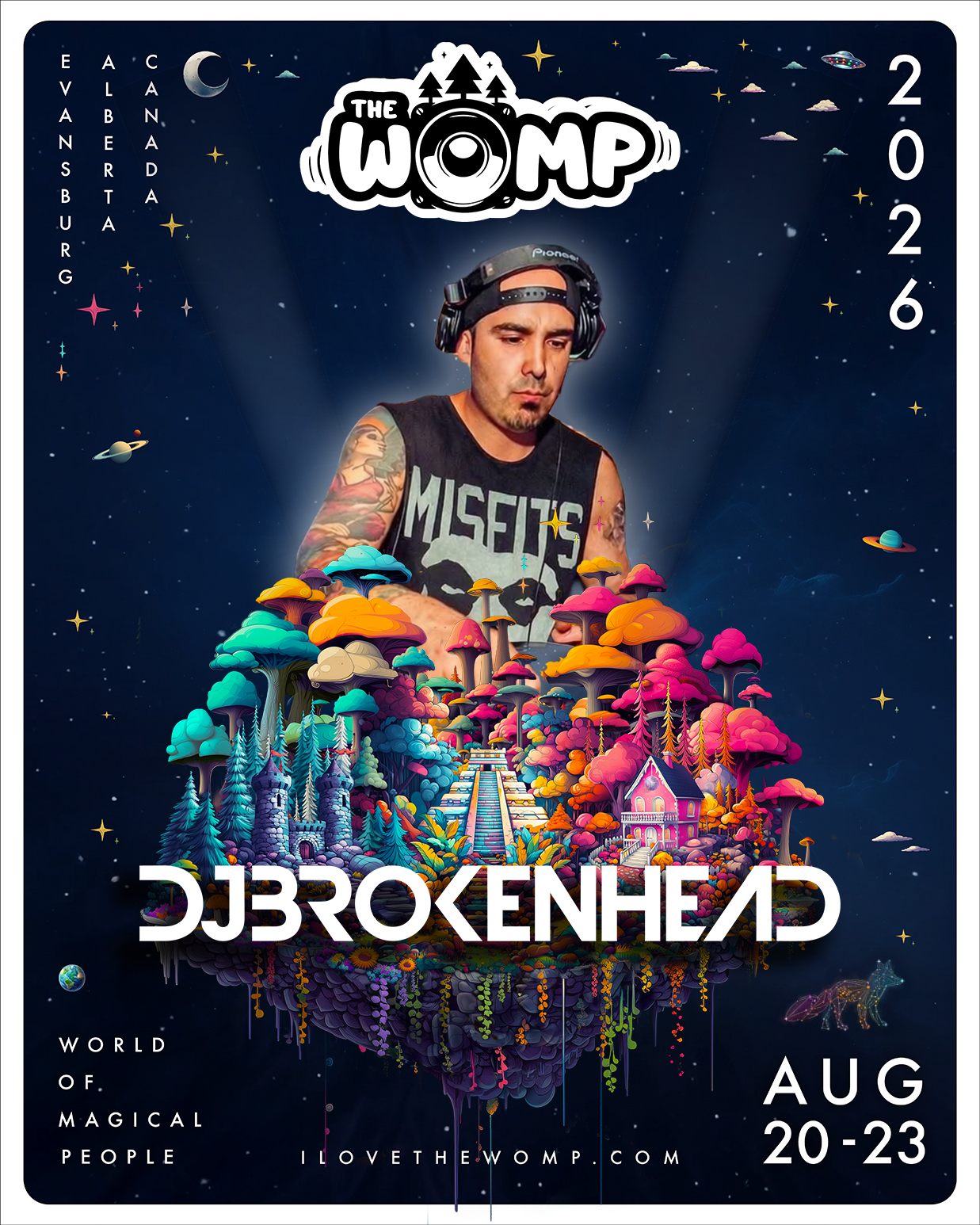 BROKENHEAD artist image from The Womp Music Festival official schedule