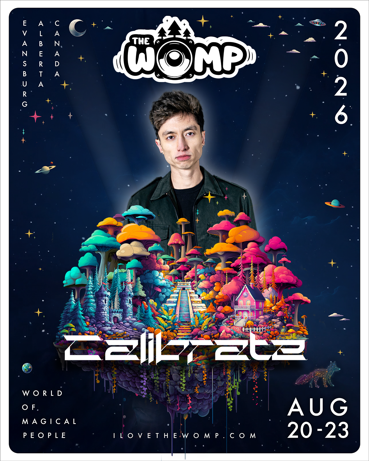 CALIBRATE artist image from The Womp Music Festival official schedule