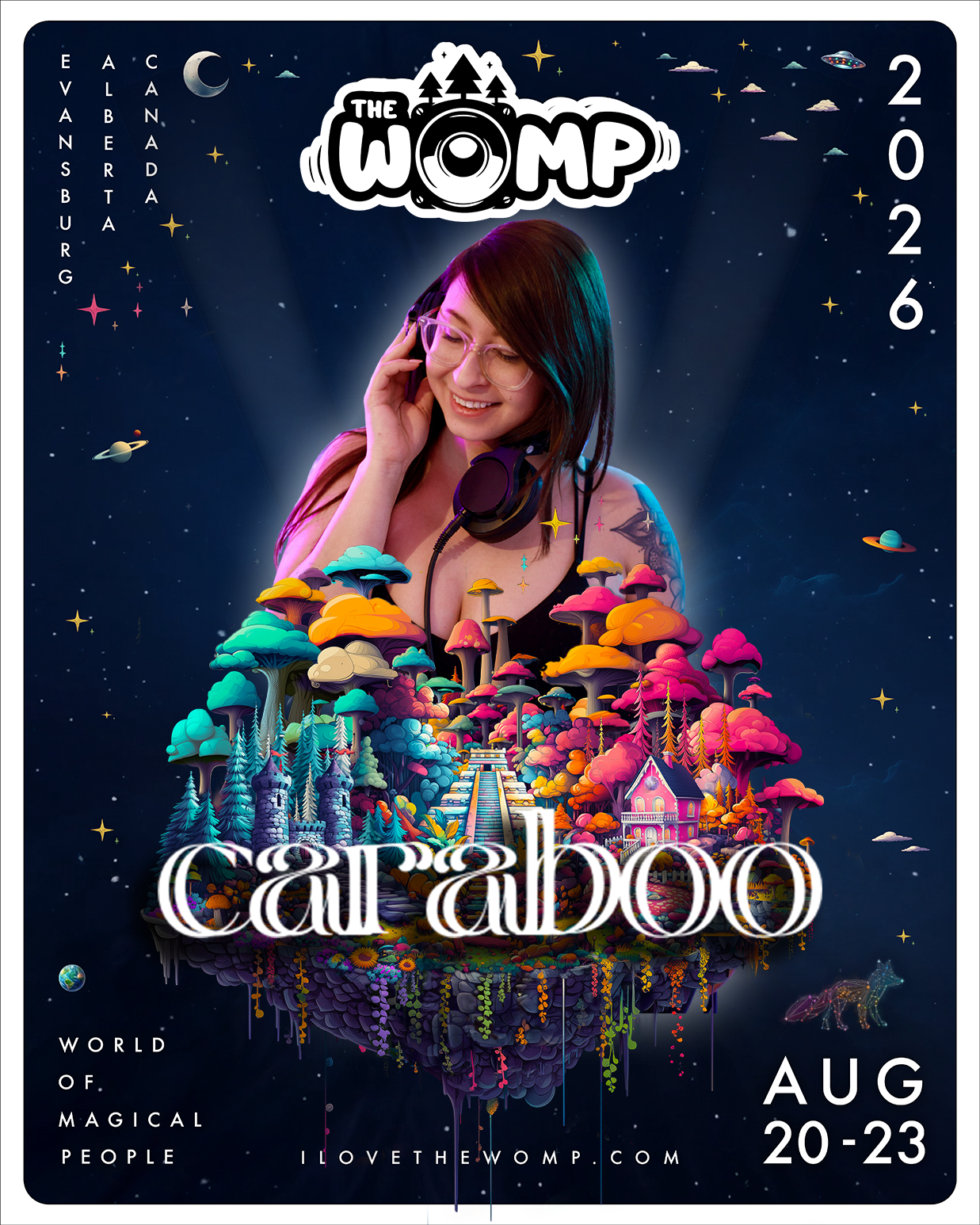 CARABOO artist image from The Womp Music Festival official schedule