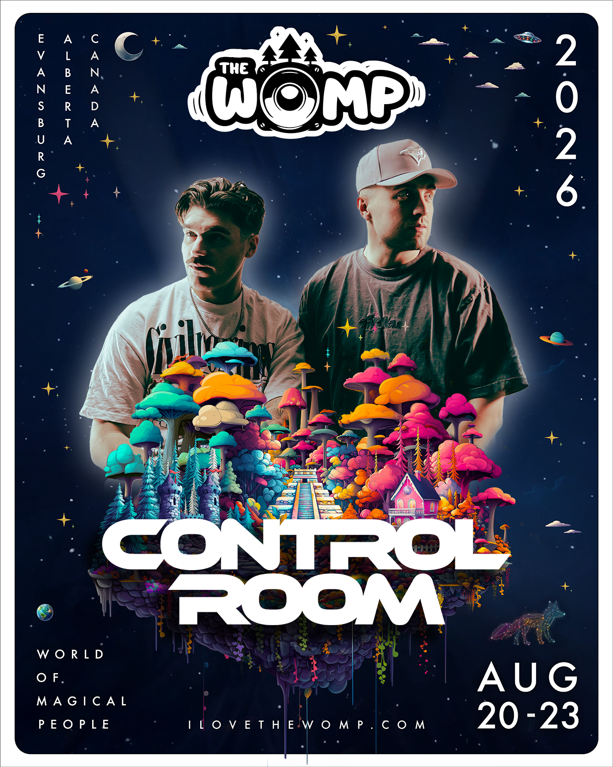 CONTROL ROOM artist image from The Womp Music Festival official schedule