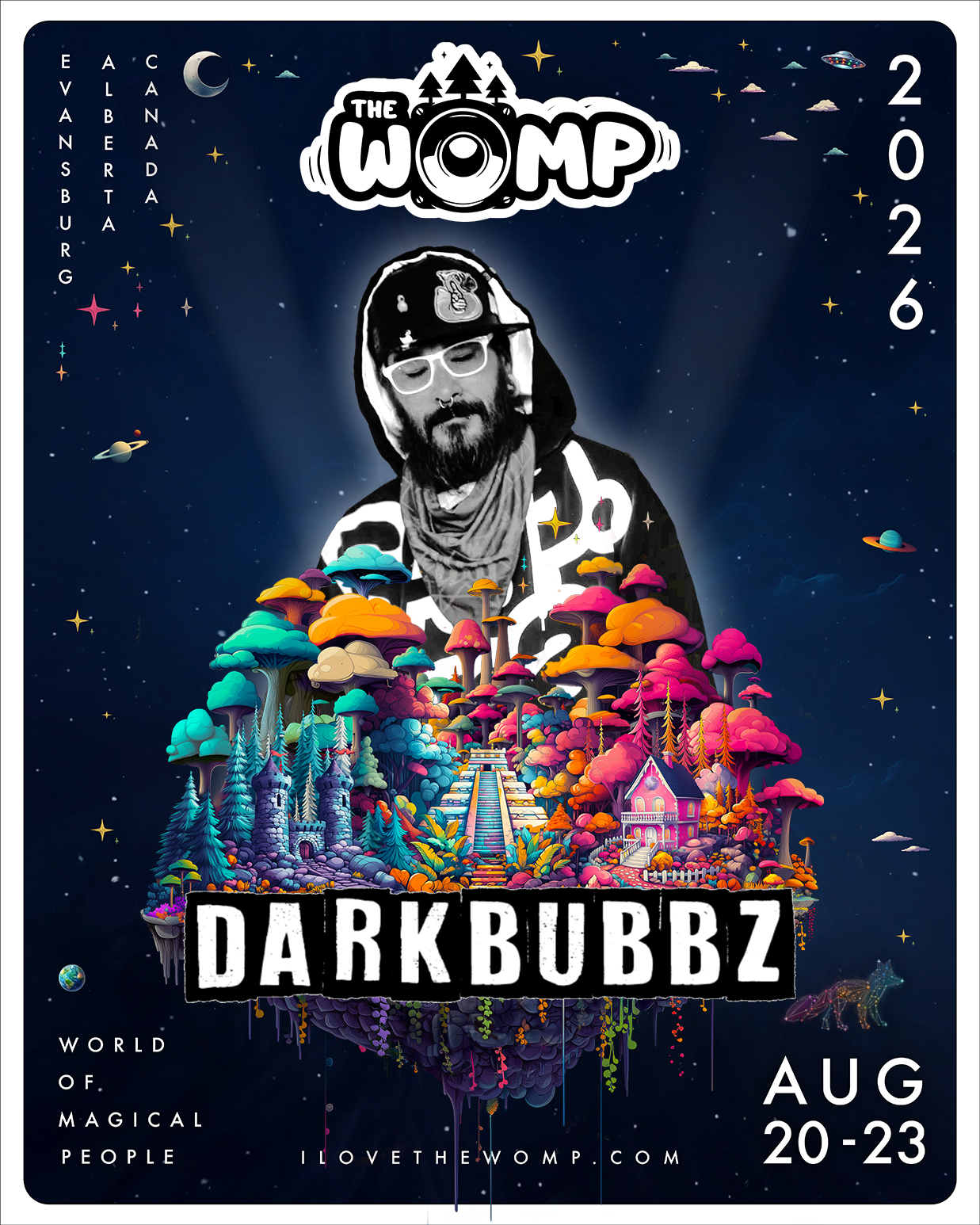 DARKBUBBZ artist image from The Womp Music Festival official schedule