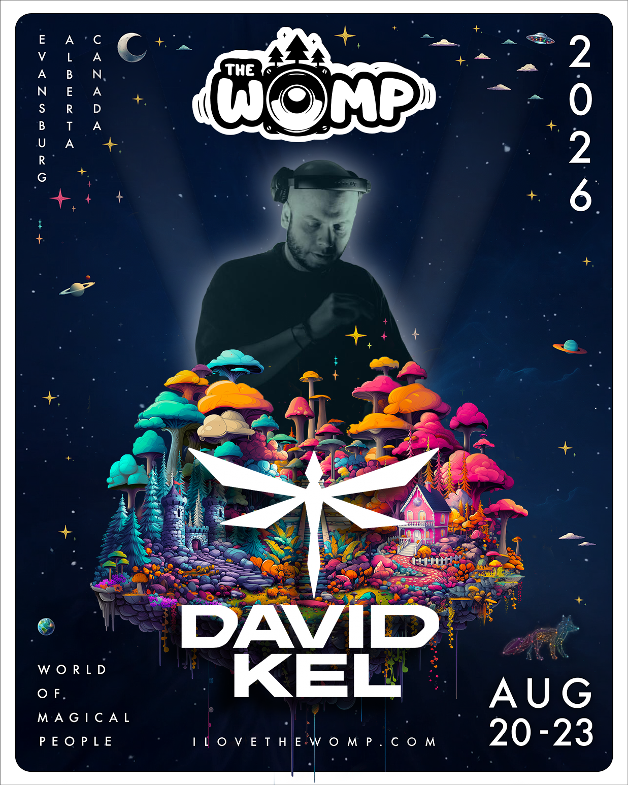 DAVID KEL artist image from The Womp Music Festival official schedule