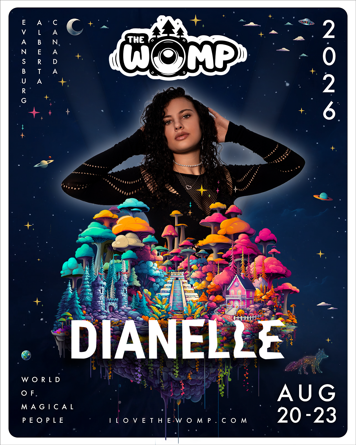 DIANELLE artist image from The Womp Music Festival official schedule