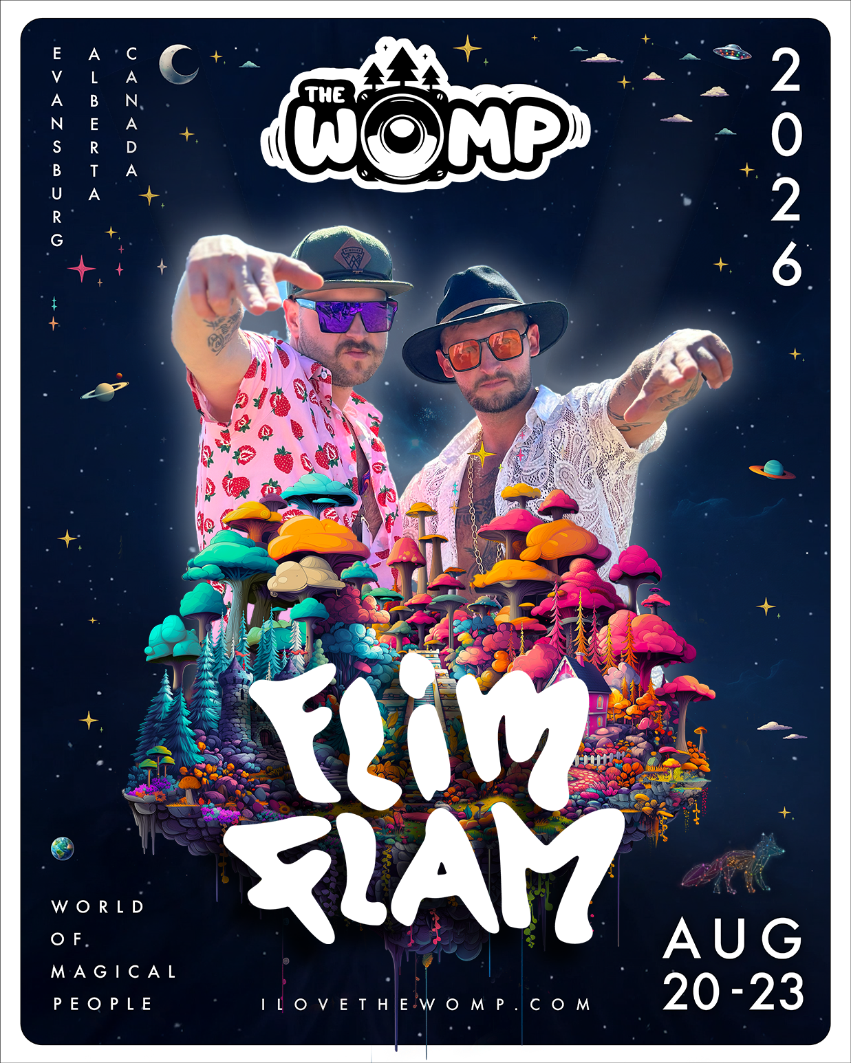 FLIM FLAM artist image from The Womp Music Festival official schedule