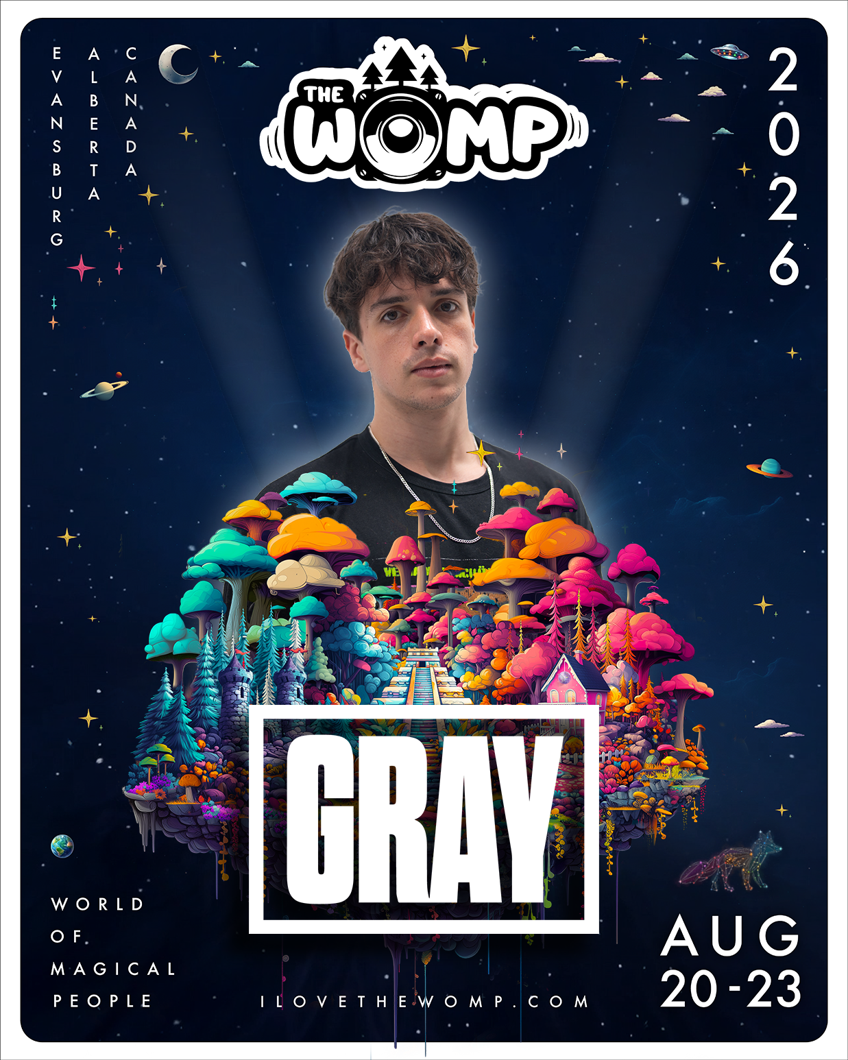 GRAY artist image from The Womp Music Festival official schedule
