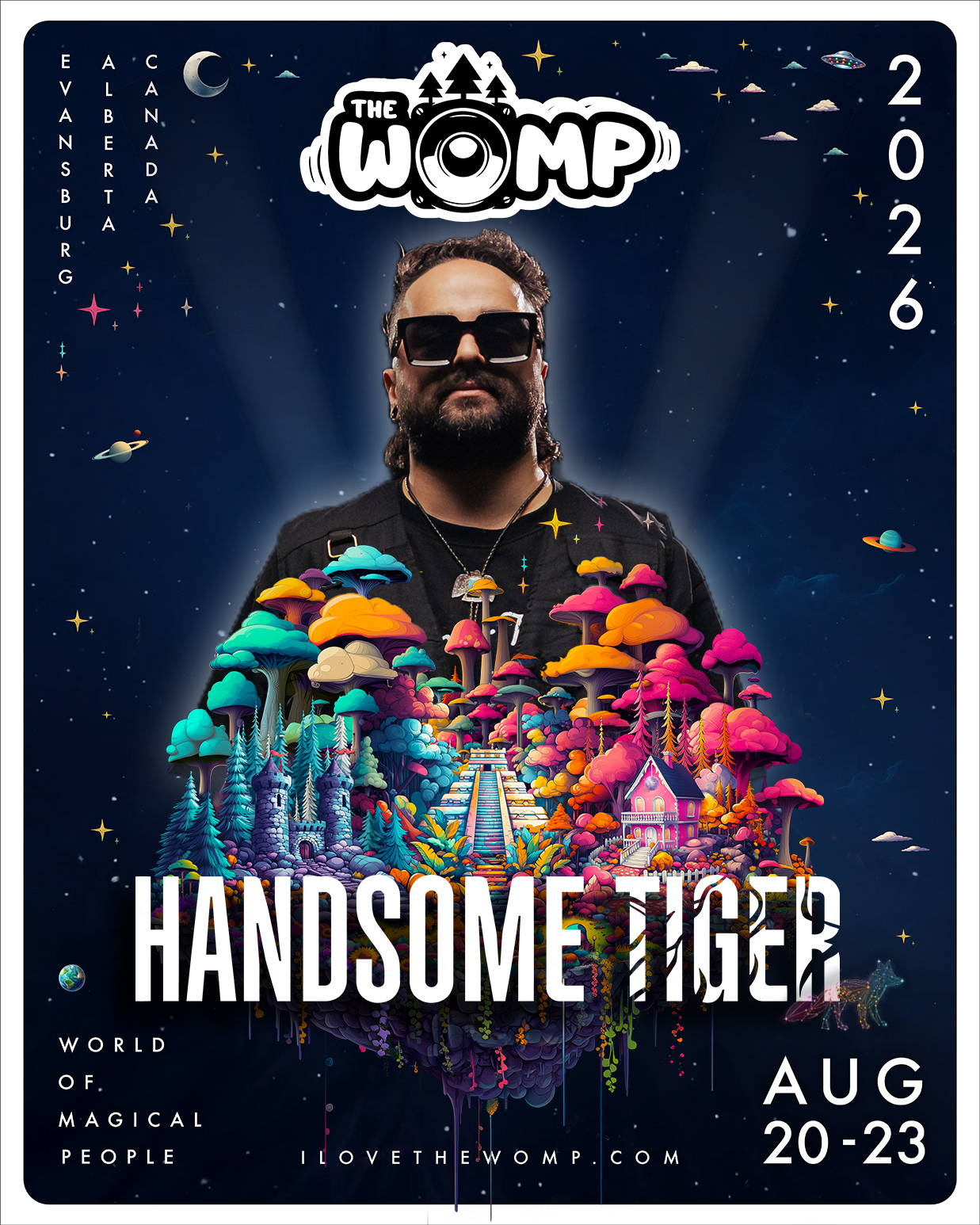 HANDSOME TIGER artist image from The Womp Music Festival official schedule