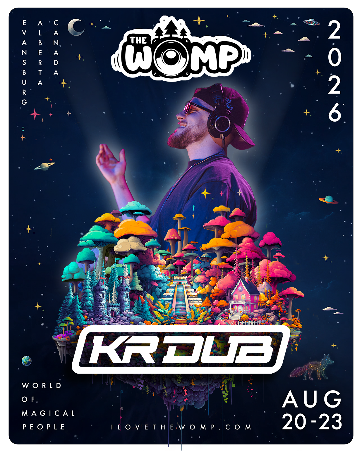 KR DUB artist image from The Womp Music Festival official schedule