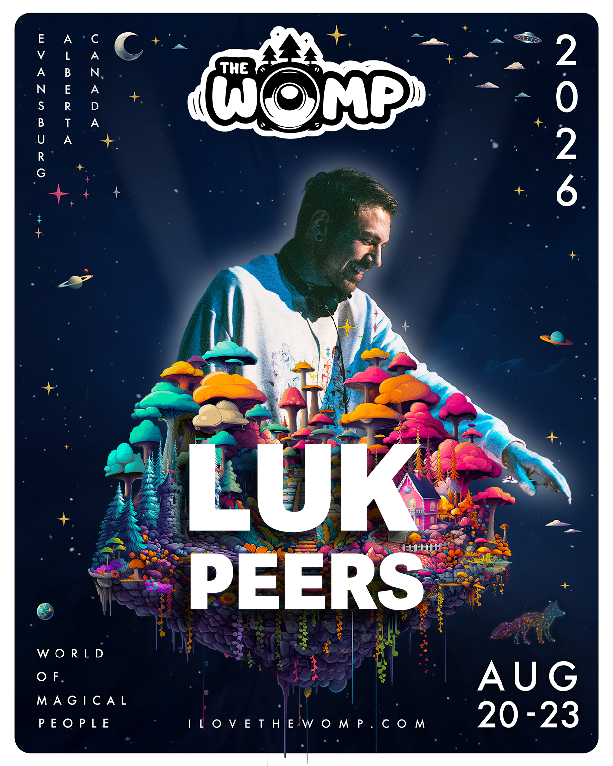 LUK PEERS artist image from The Womp Music Festival official schedule