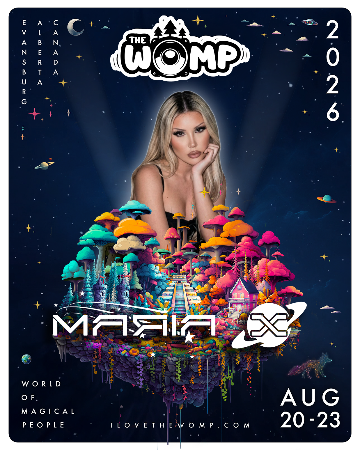 MARIA X artist image from The Womp Music Festival official schedule