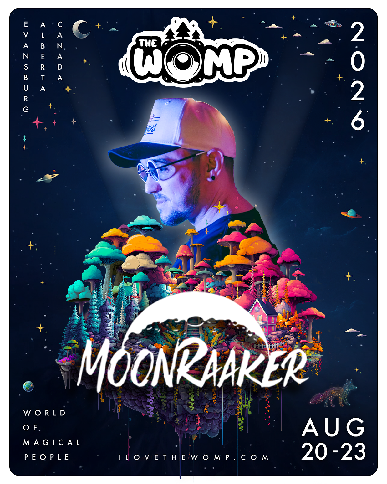 MOONRAAKER artist image from The Womp Music Festival official schedule