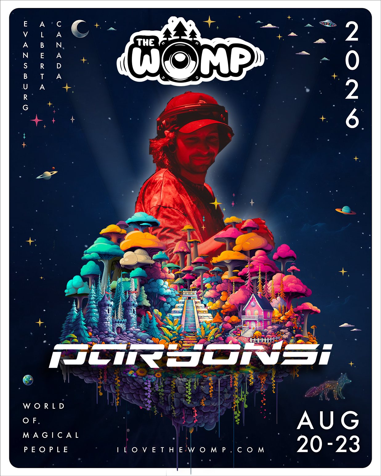 PARYONSI artist image from The Womp Music Festival official schedule