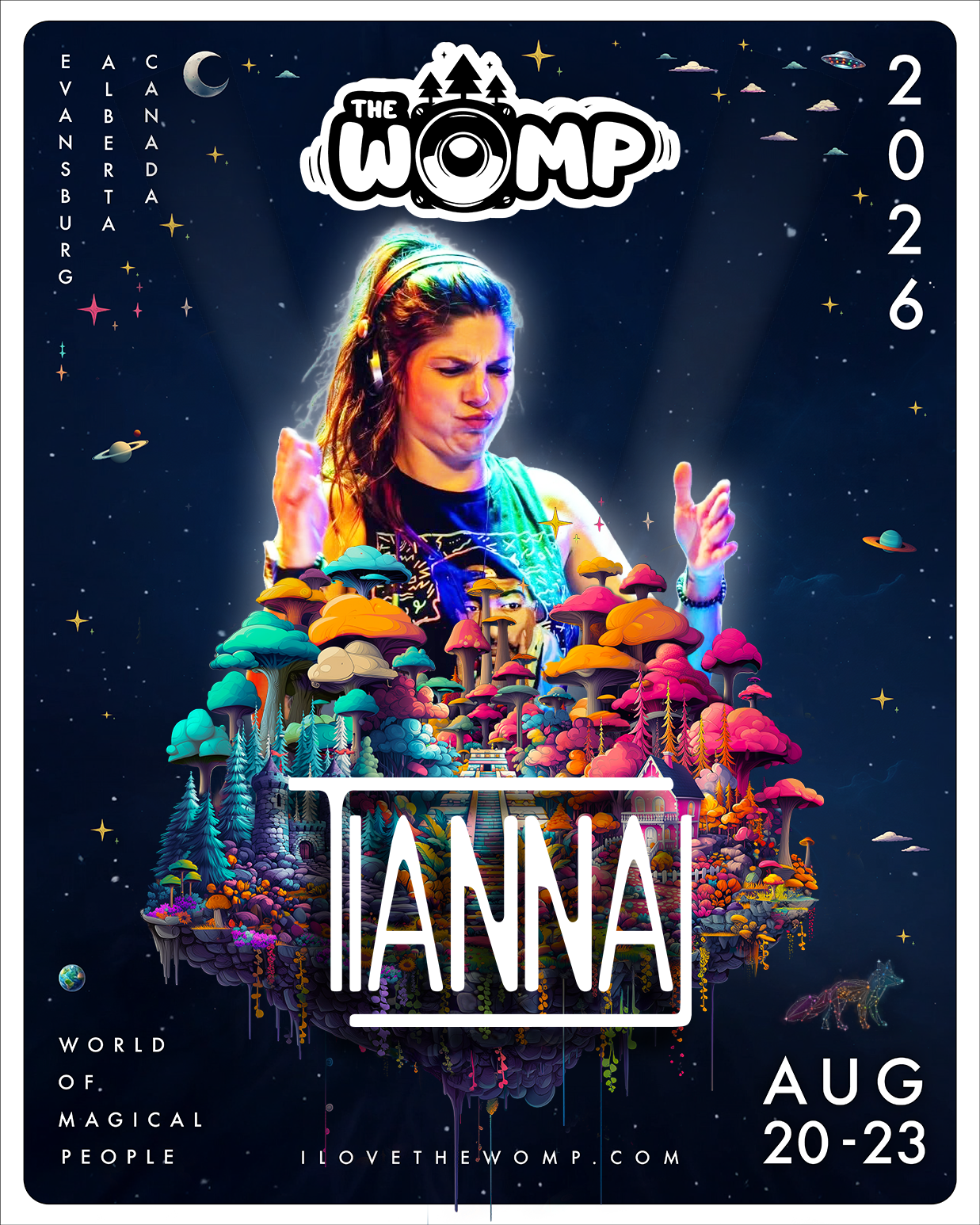 TIANNA J. artist image from The Womp Music Festival official schedule