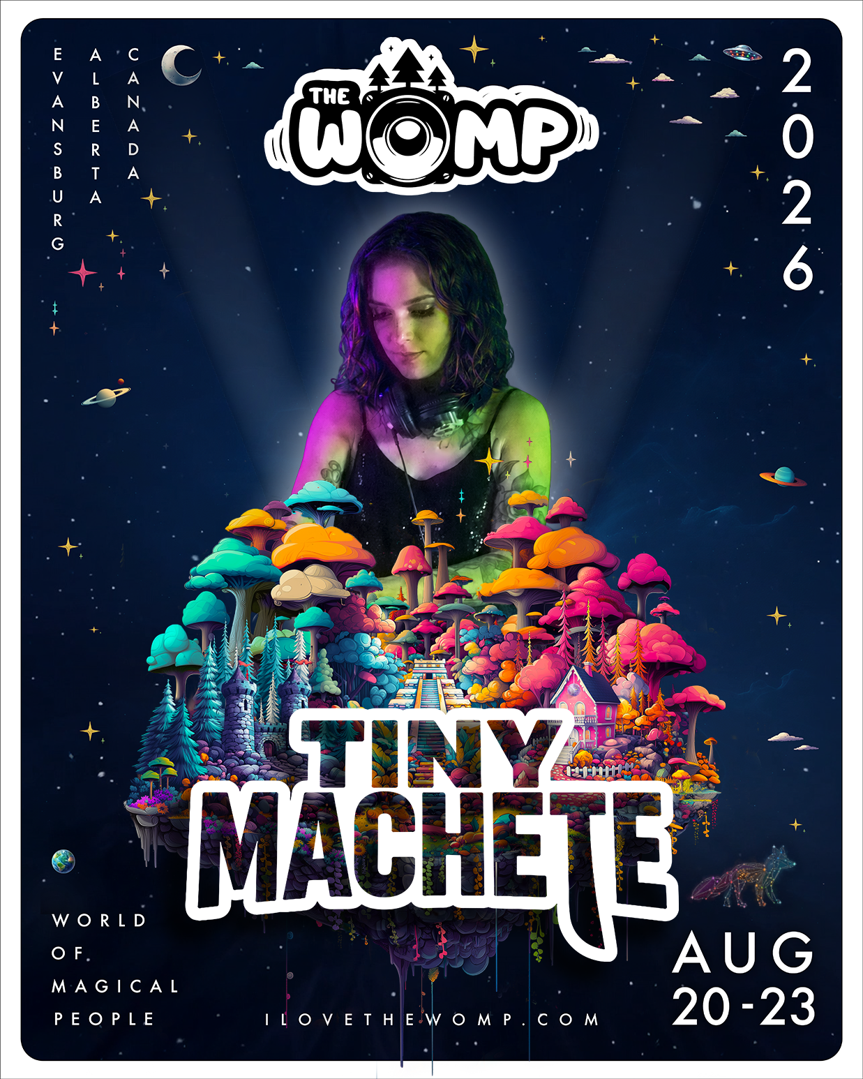 TINY MACHETE artist image from The Womp Music Festival official schedule