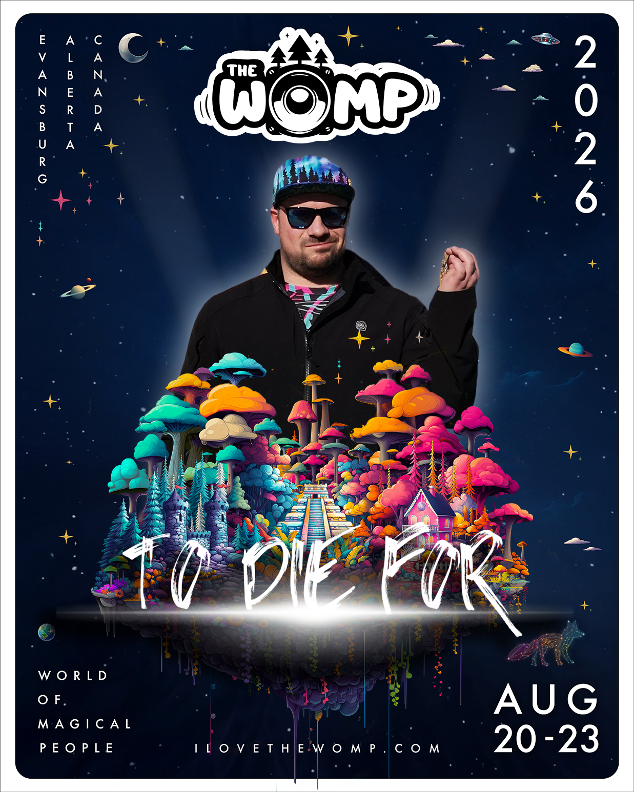 TO DIE FOR artist image from The Womp Music Festival official schedule
