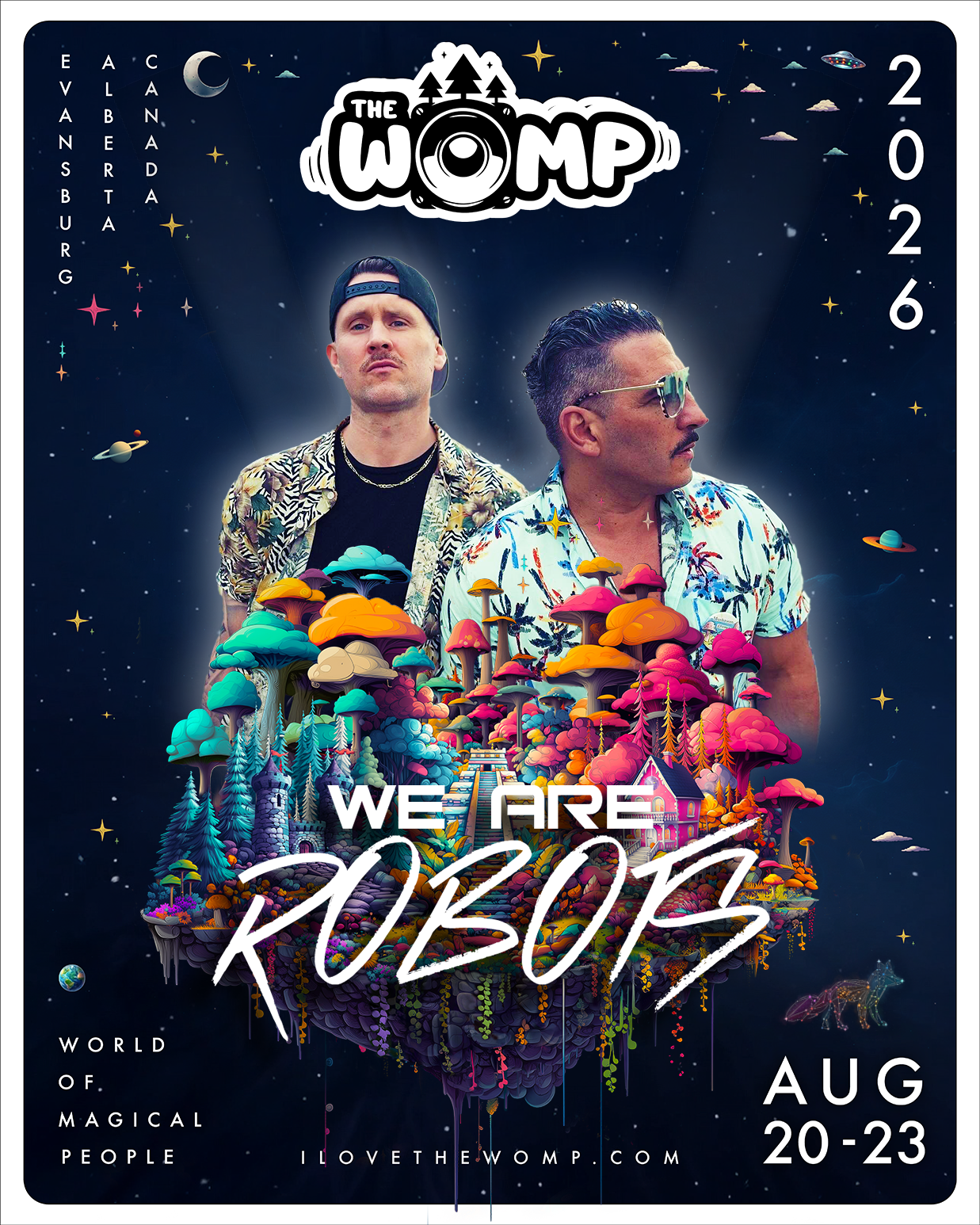 WE ARE ROBOTS artist image from The Womp Music Festival official schedule