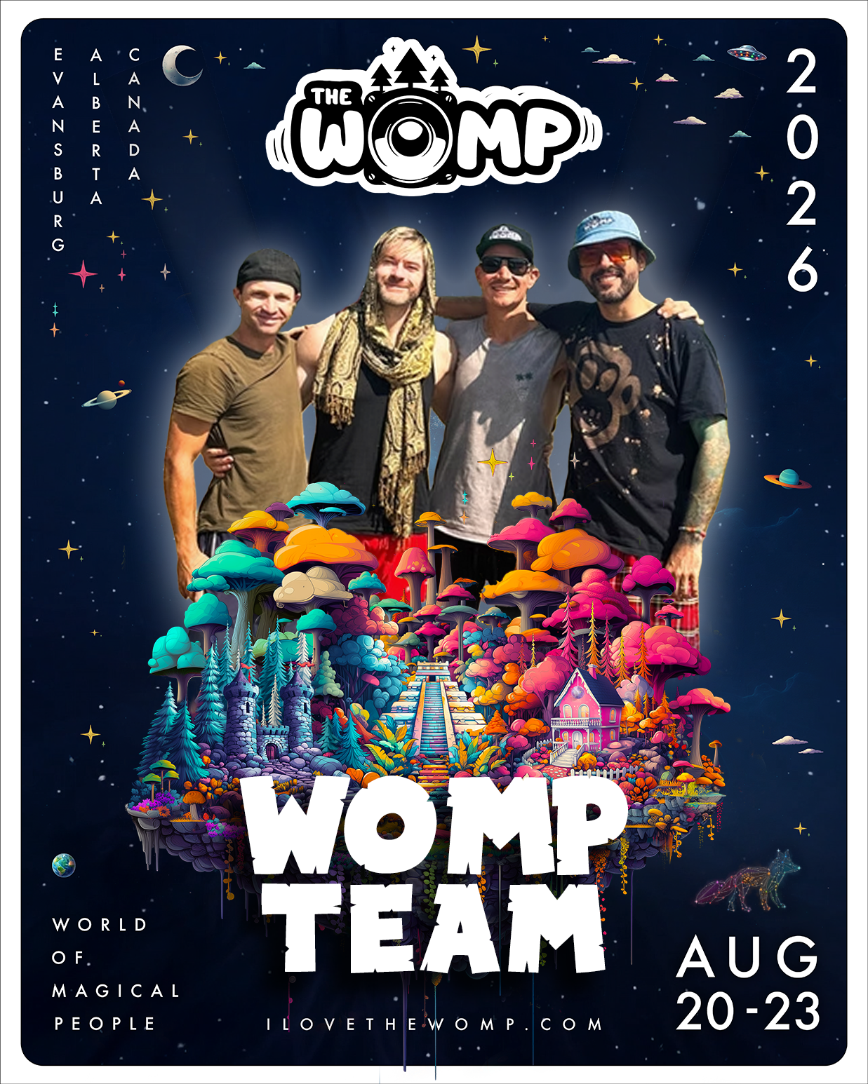 WOMP TEAM artist image from The Womp Music Festival official schedule